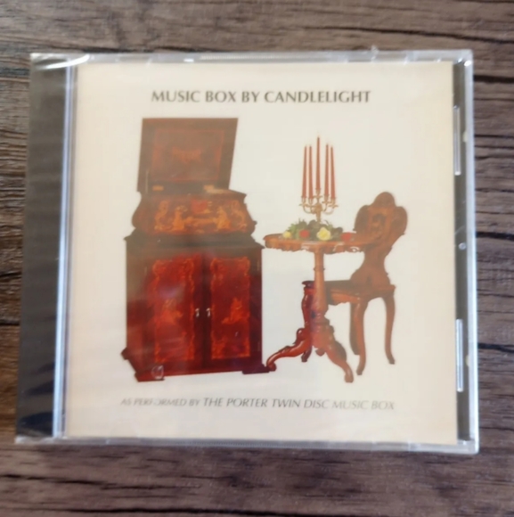 Music Box By Candlelight by The Porter Twin Disc Music Box (CD, Import, … - Picture 1 of 6